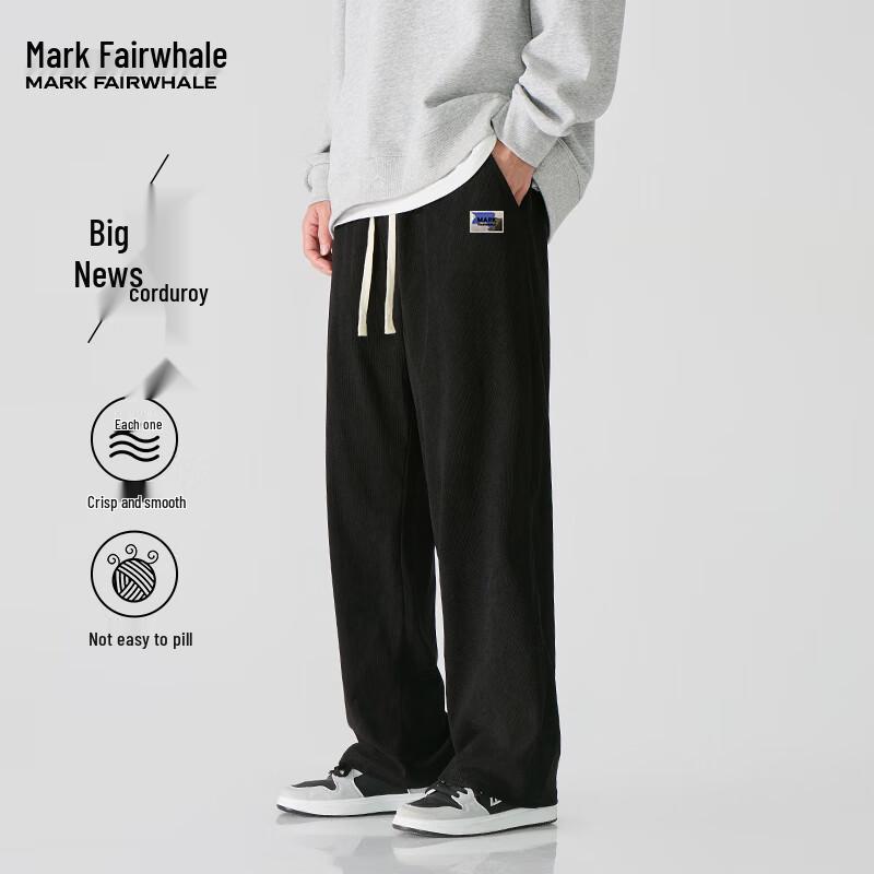 

Mark Fairwhale Men s Corduroy Loose Straight-Leg Pants 2XL
