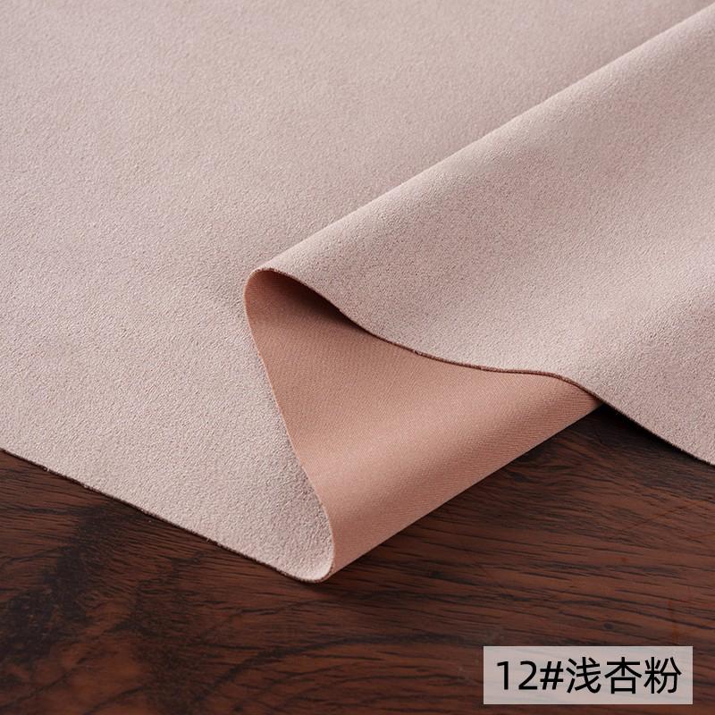 Suede Knitted Air Layer Fabric Brushed Elasticity High Quality Soft Smooth Delicate for Sewing Clothes 860g/m