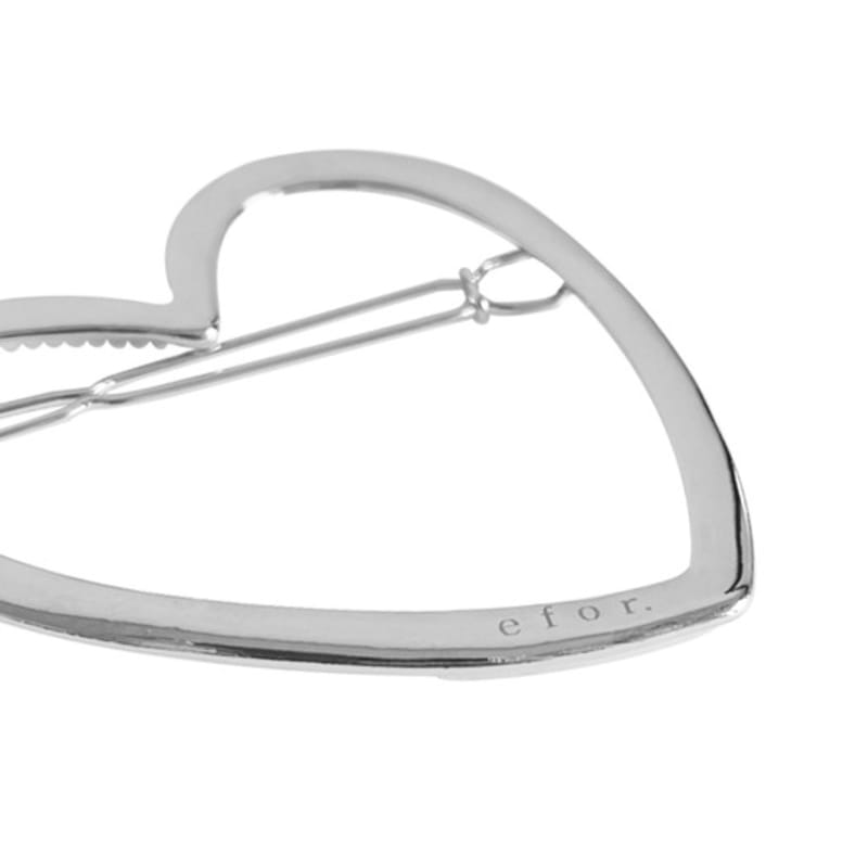 efor. Punching Heart Hair Pin