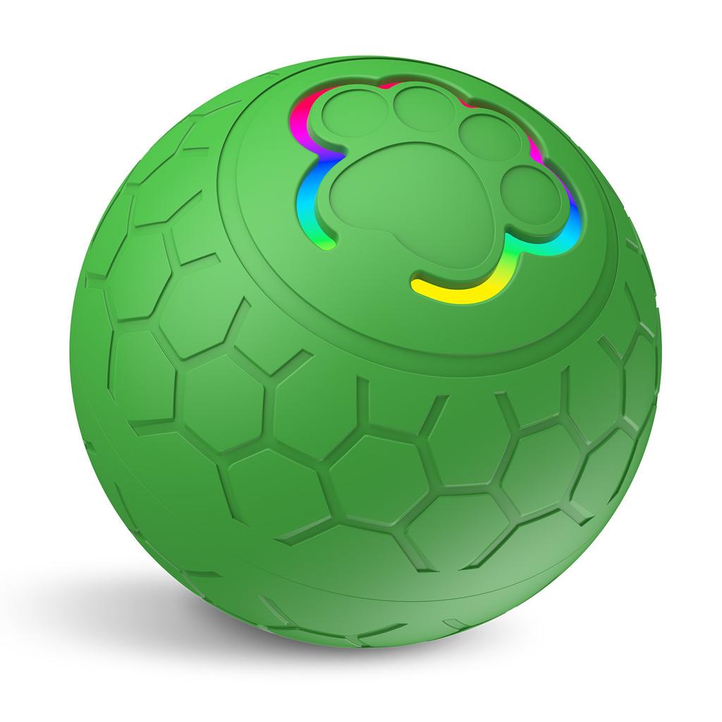 Intelligenter Hundespielzeugball, elektronischer interaktiver Haustierspielzeugball, automatischer springender rollender Spielzeugball mit RGB-Lichtern, für Welpen und Katzen
