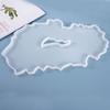 Tavă de Servire Crystal Epoxy Mucegai DIY Suport Pahare Mucegai Crystal Tavă Rotundă Neregulară Mucegai Silicon Tavă Fructe Mucegai Turnare