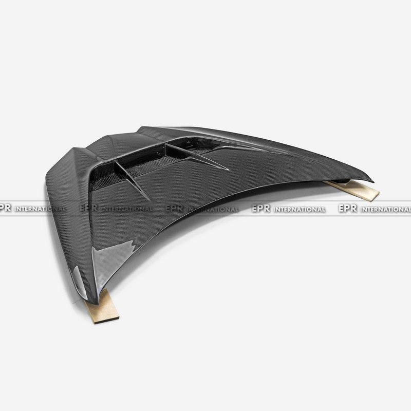 ZR Style Carbon Fiber Front Hood with Engine Vents for 2020+ Chevrolet Corvette C8