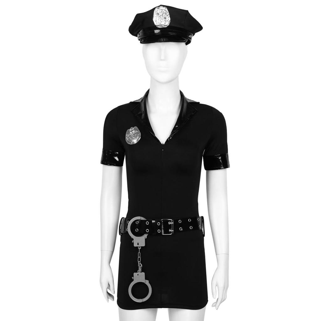 Buy Halloween Police Officer Hat Badge 