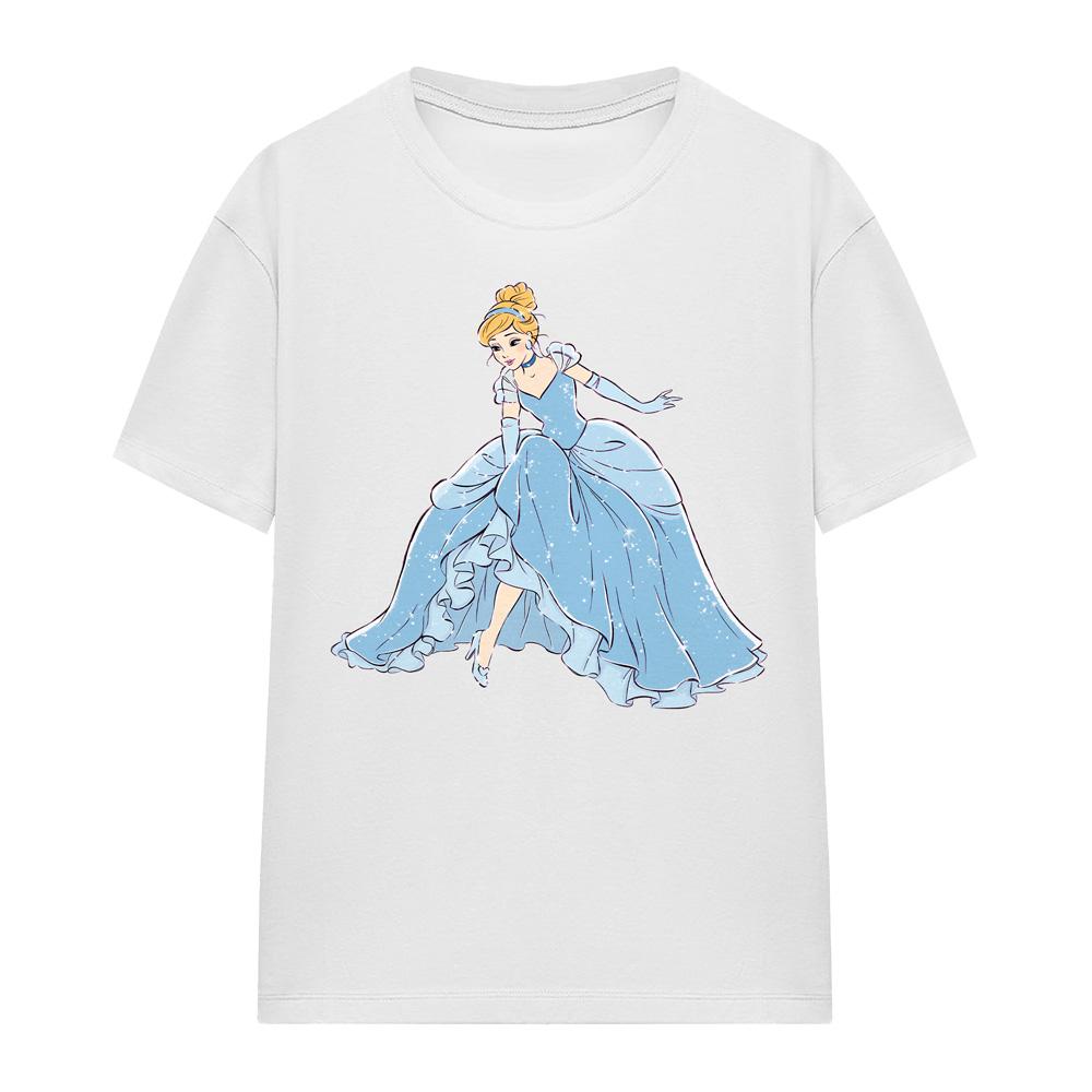 Cinderella Womens/Ladies Sparkling T-Shirt