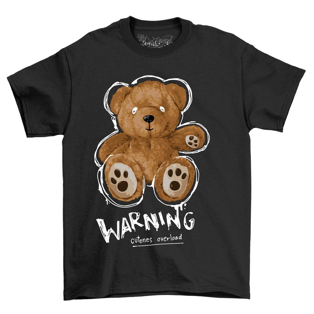 'bearstreet2-1 9'' Huggable Teddy Bear T-Shirt - Cute and Cuddly! Fun Unisex Design,