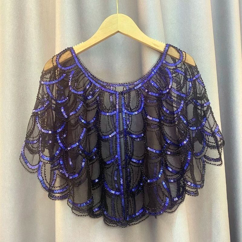 

Одяг від сонця Паєтки Жіноча шаль Сукня Сітчастий капюшон Кардиган Літній Тонкий дизайн Намистини Зовнішній наряд One size