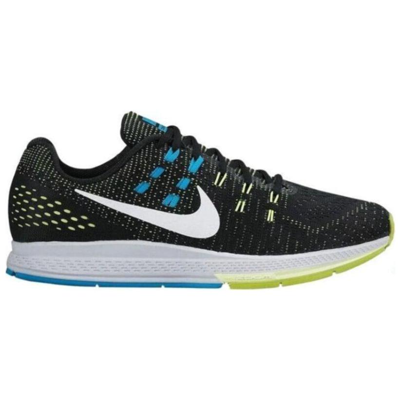Nike Air Zoom Structure 19 Men Sneakers Black Volt Blue-Lagoon 806580-010