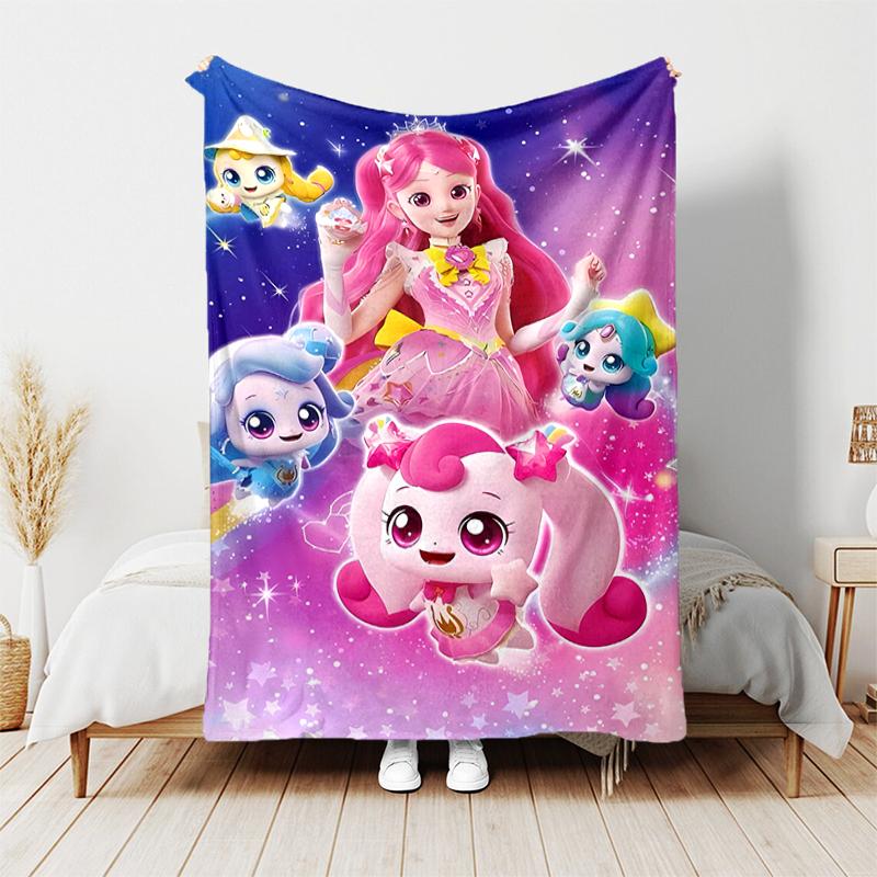 1pc Blanket Catch! Teenieping Print Design, Lightweight Blanket for Sofa, Bed- Soft &Warm, Gift for All Seasons like Christmas, Halloween
