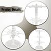 3-Tier Rotating Jewelry Display Stand for Necklaces, Keychains, Watches, Rings, Earrings, Scrunchies