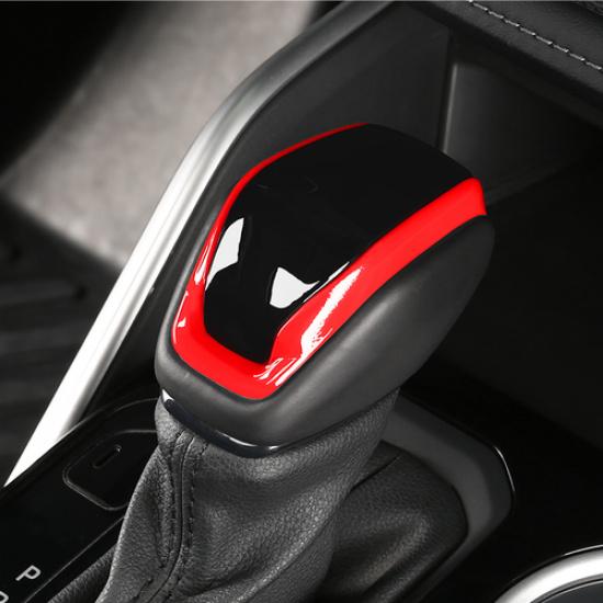 Red&black Gear Shift Knob Cover Trim 1pcs For Toyota Grand Highlander 2024 2025