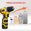 16.8V Electric Screwdriver Mini Wireless Driver With 1/2PCS Lithium-Ion Battery Cordless Drill  Home DIY Power Tools