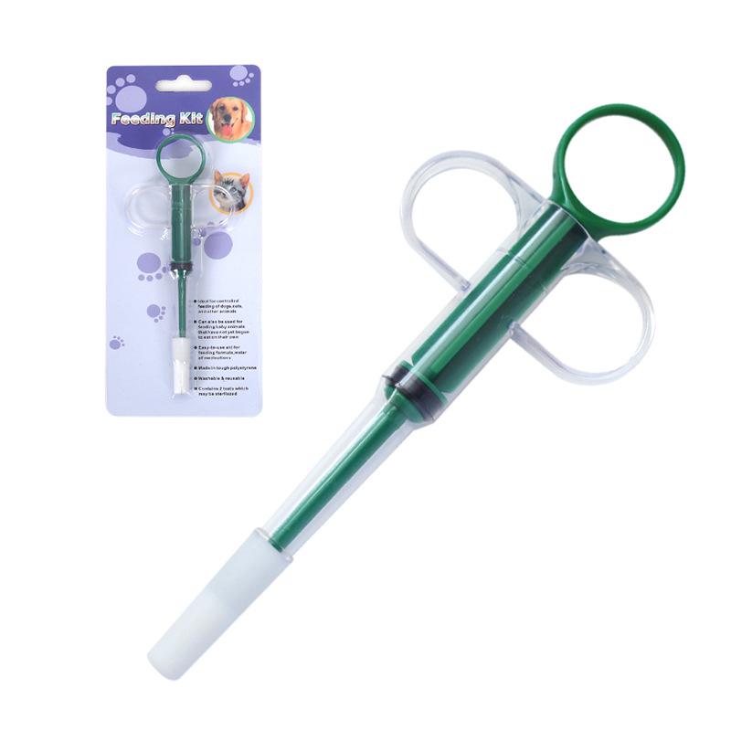 Pet Medicine & Feeder Kit: Kitten Milk Feeder, Dog Feeder, Calcium Tablet Stick, Water Feeding Syringe.