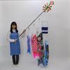 Hidemitsu Doll Workshop Miniature Koinobori Full Set with Stand and Mounting ZC6562A (Carp Streamer), Kakou, 1.5m, Brackets,
