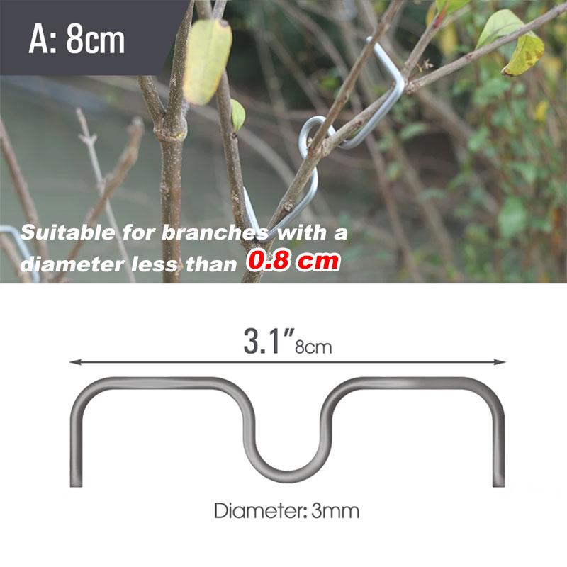 

30/50 шт. 4 размера Многораспостраненный Распорка для ветвей Сад Двор Деревья Ветви Фиксатор Прочная Подставка для фруктовых деревьев Держатель Тренажеры для лоз 50Pcs