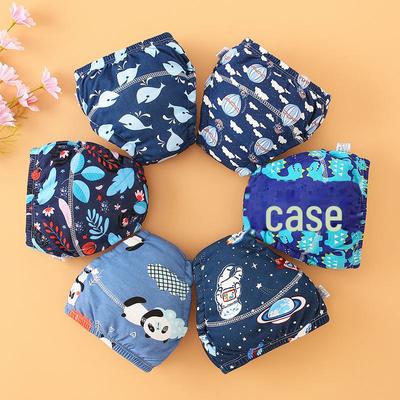 "Breathable 6-Layer Cotton Baby Training Pants / Washable Cloth Diapers for Newborns"