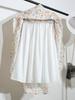 DIMANAF 2025 New Summer Spring Women New Skirts Flower Loose Elastic Waist Pleated Elegant Long Skirts