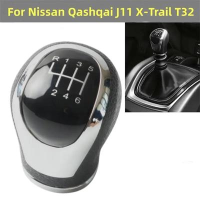 6-versnellings handgeschakelde versnellingspookknop met penkop en bal voor Nissan Qashqai J11 X-Trail T32 2016-2017 autostylingaccessoires