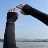 Summer Ice Sleeves, Ice Silky Fiber Fabric, Breathable, Thin, Loose Fit, Extended Size, for Outdoor Driving and Cycling, Arm Sleeves and Protectors