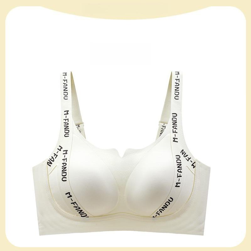 Plus-size Lingerie Women's Breast Retraction Anti-sagging Gathering Bra Seamless Sports Bra