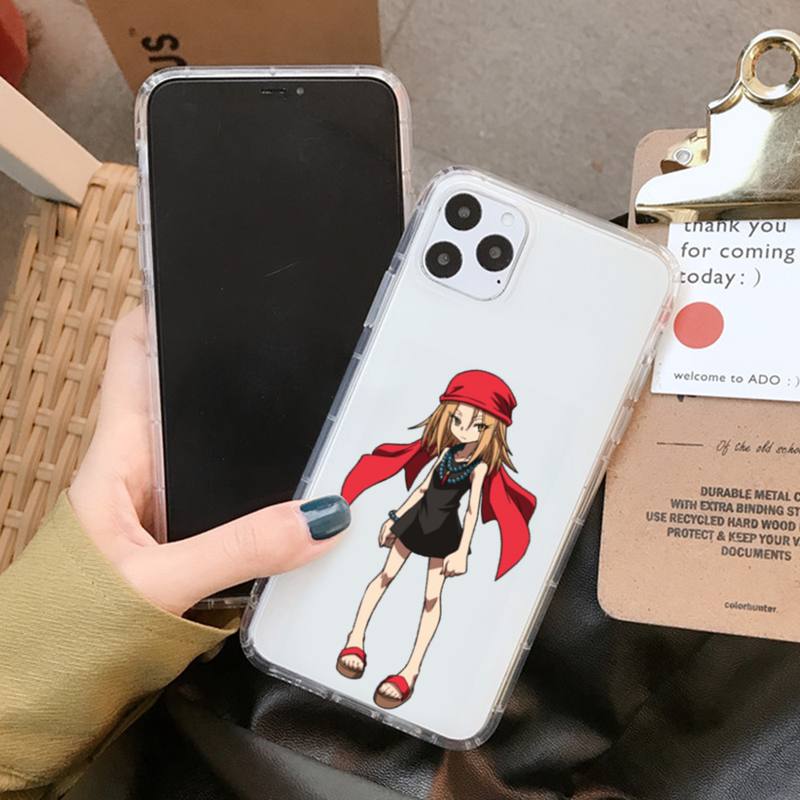 Shaman King Phone Case for iPhone 11 12 13 mini pro XS MAX 8 7 6 6S Plus X 5S SE 2020 XR clear case