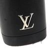 Great LOUIS VUITTON Short Boots LV Logo Metal Back Zip Leather Shearling Women  Used