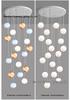 Modern Minimalist Moon Planet Staircase Pendant Chandelier for Duplex Villa Living Room