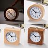 Wooden Bedside Alarm Clock With Led Display And Night Light For Students