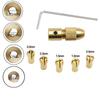 Precision Copper Drill Chuck Set For Motor Shaft Compatibility 7pcs/set