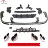 Mercedes-Benz GLC Class X253/C253 (16-22) Rear Diffuser Tailpipe Upgrade for GLC43/63