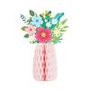 Colored Paper Vase Honeycomb Holiday Decoration for Easter Tabletop Centerpieces Wedding Receptions Festival Decoration