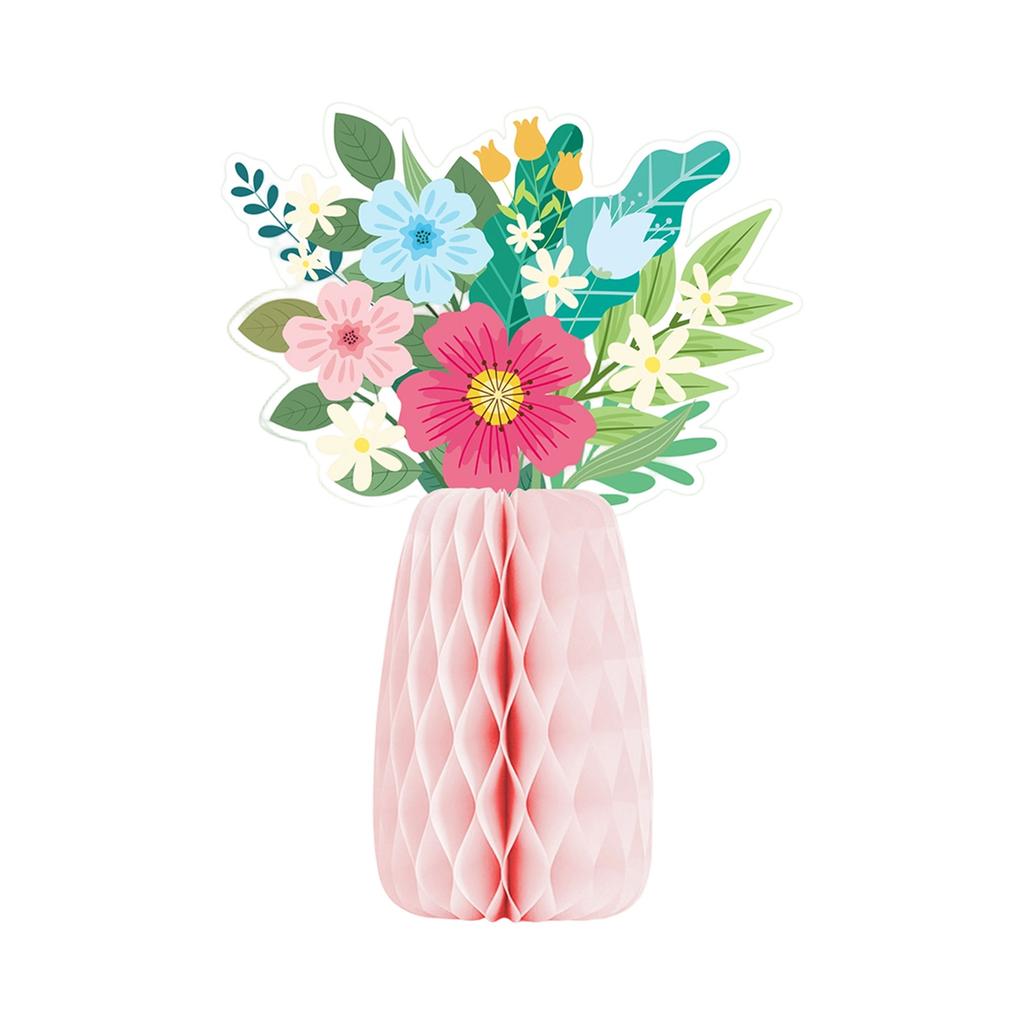 Colored Paper Vase Honeycomb Holiday Decoration for Easter Tabletop Centerpieces Wedding Receptions Festival Decoration