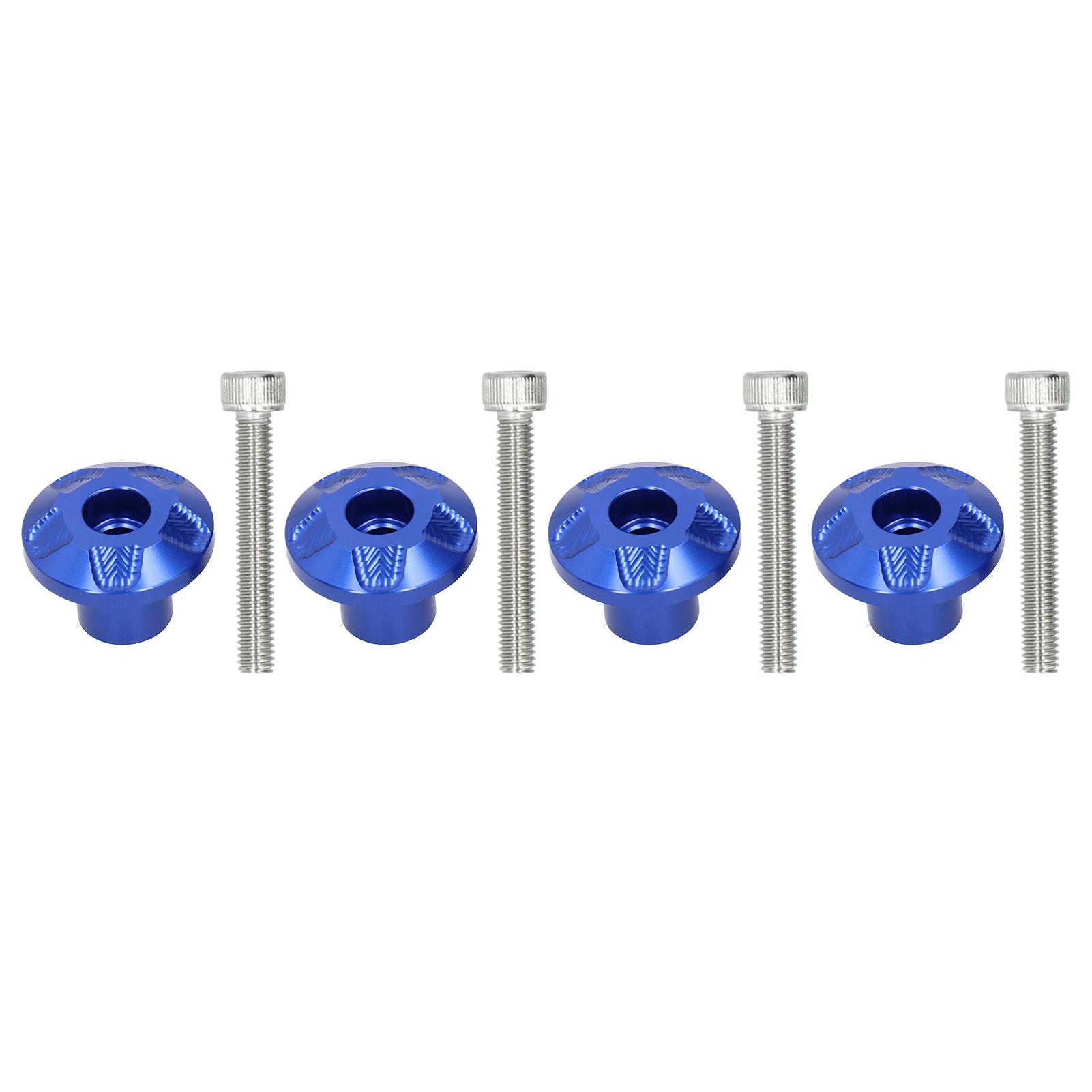 

4Pcs Motorcycle Front Fender Frame Slider Screw Fit for YAMAHA NMAX 125 150 155 SMAX 155 TMAX 500 530 Blue