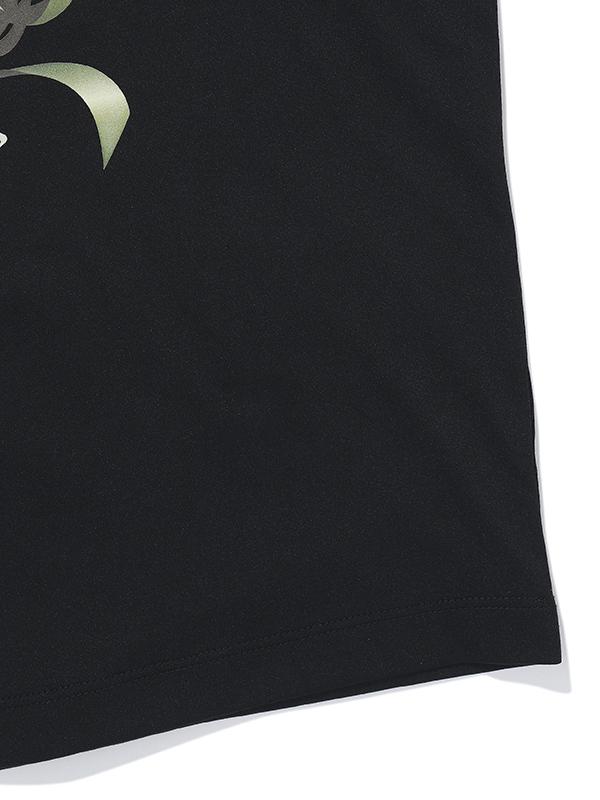 BBC EARTH W Ribbon Short Sleeve Round_Black