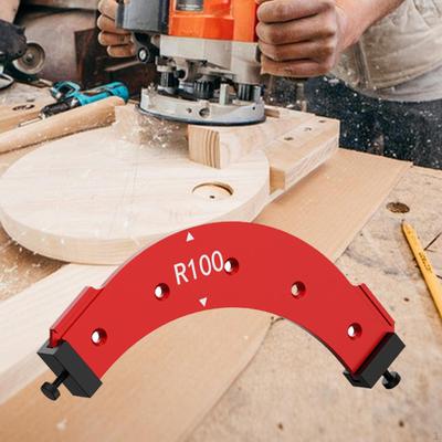 Aluminum Alloy Corner Radius Router Template Guide for Woodwork