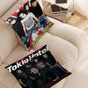 Bill Kaulitz Tom Tokio Hotel Classic Lucky Dragon Pillow Cover Sofa Cushion Cover Home Room Decoration Children Gift