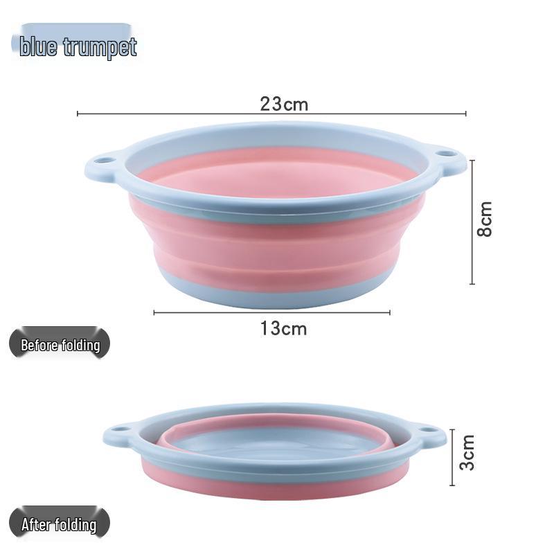 Portable Folding Wash Basin for Kitchen, Dorm, and Infant Care