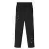 Women's High-Waist Fleece-Lined Lambswool Cotton Pants for Winter