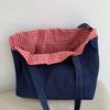 Cloth Denim Handbag Korean Style Canvas Tote Bag Soft Shoulder Bag  Shopping Bag
