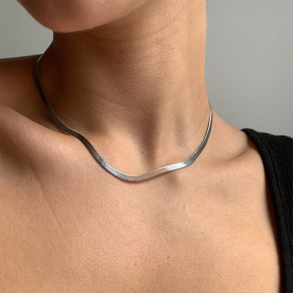 Wide Chain Necklace Girl Necklace Men's Necklace Women's Necklace Gift