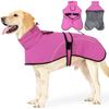 Warm Dog Coat Reflective Dog Fleece Vest Waterproof Jacket Windproof Winter Cold Weather Coats with Adjustable Buckle Jackets