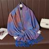 Paisley Pashmina Shawl Scarf Women Jacquard Cashew Printed Scarves Flowers Borders Female Tassel Blanket Wraps Ethnic Shawls