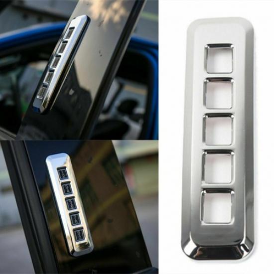 Car Door Password Code Lock Switch Button Frame Cover Trim for Ford F150 2015-21