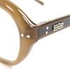 Excellent GENTLE MONSTER Glasses OAA Aviator Glasses Clear Brown Mens Used