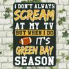Green Bay Packers Tin Sign Humorous Football Quote Metal Wall Decor for Man Cave Sports Bar Garage Office