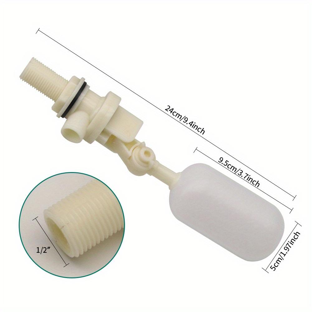 1/2Pcs Float Valve Stable Water Float Valve Shut Off 1/ 2" Automatic Waterer Bowl Fill Feed Water Trough Horse Cattle Sheep Pig Dog Water Float Valve