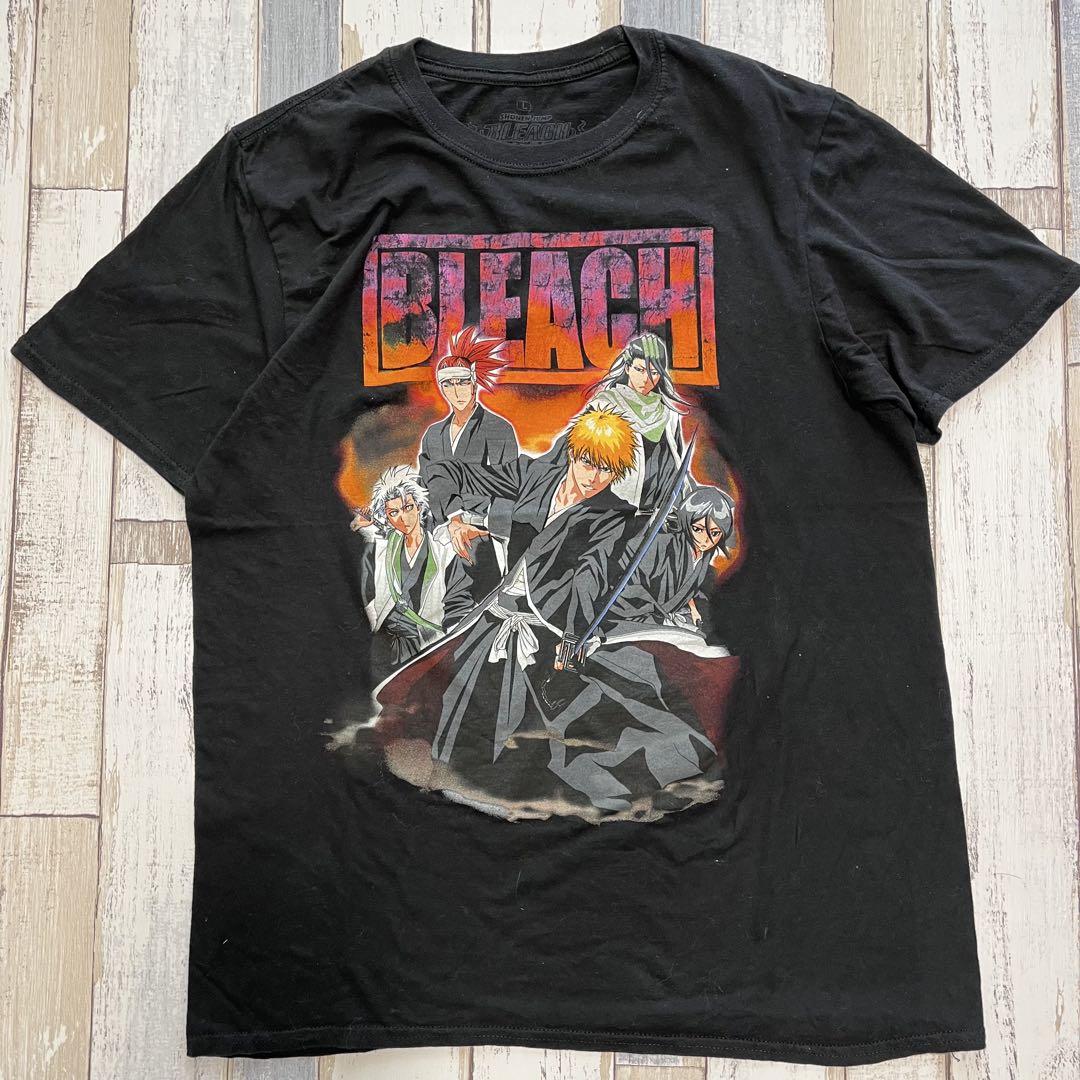 

[Б/У] BLEACH Черная футболка, Размер M, Официальный тег, Аниме-футболка, Размер M