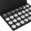 Empty Magnetic Eyeshadow Palette Portable DIY Makeup Palette with Round Metal Pan for Blush 26mm