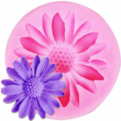 Sophronia Daisy Candle Moulds Soap Mold Kitchen-Baking Resin Silicone Form Home Decoration 3D DIY Craft Wax-Making M850