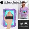 Rotate Stand Tablet Cases for 9.7'' Xiaomi Redmi Pad 2 SE/Poco Pad C1/Redmi Pad 2 9.7 Case Cover Shockproof Silicone+PC Shell