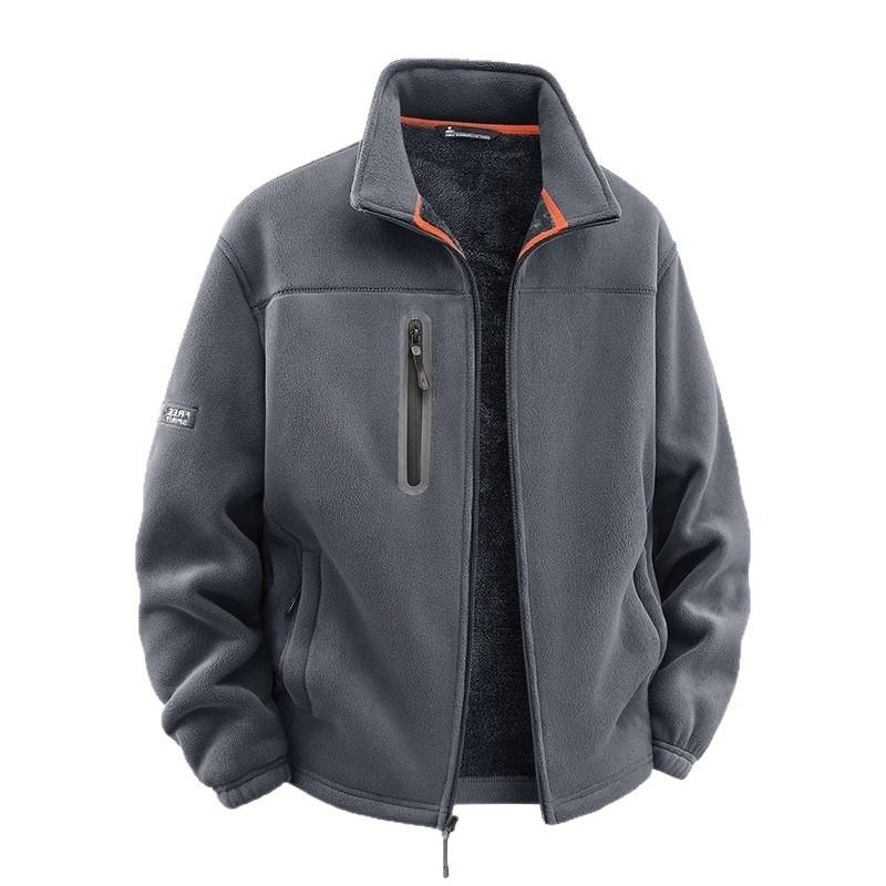 2025 zimní ochrana proti chladu ležérní větruodolná pánská móda stojáček zateplené pánské oblečení zateplená teplá bunda